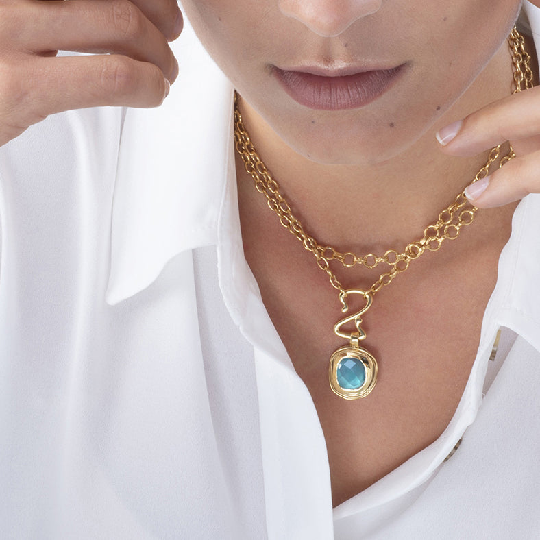 Collier Phèdre Cornaline