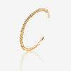 jonc fin doré torsadé, a porter seul ou en accumulation. Bracelet fantaisie pour femme.