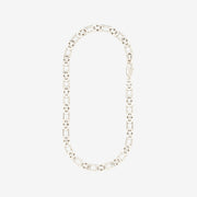 Collier femme, collier chaîne palladium, bijou fantaisie femme de qualité, bijoux haut de gamme, bijoux créateurs paris, bijoux femme tendance, collier argent