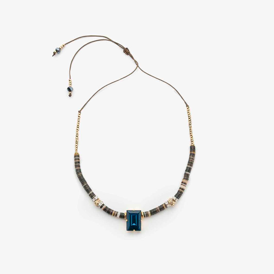 Collier Inca Chic bleu