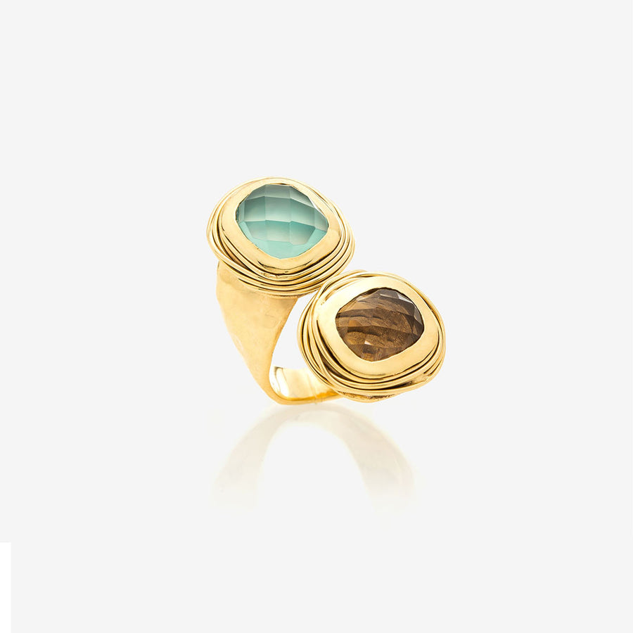 Bague-toi et moi- pierre-semi precieuse-or-bijoux createur-fantaisie-haut de gamme