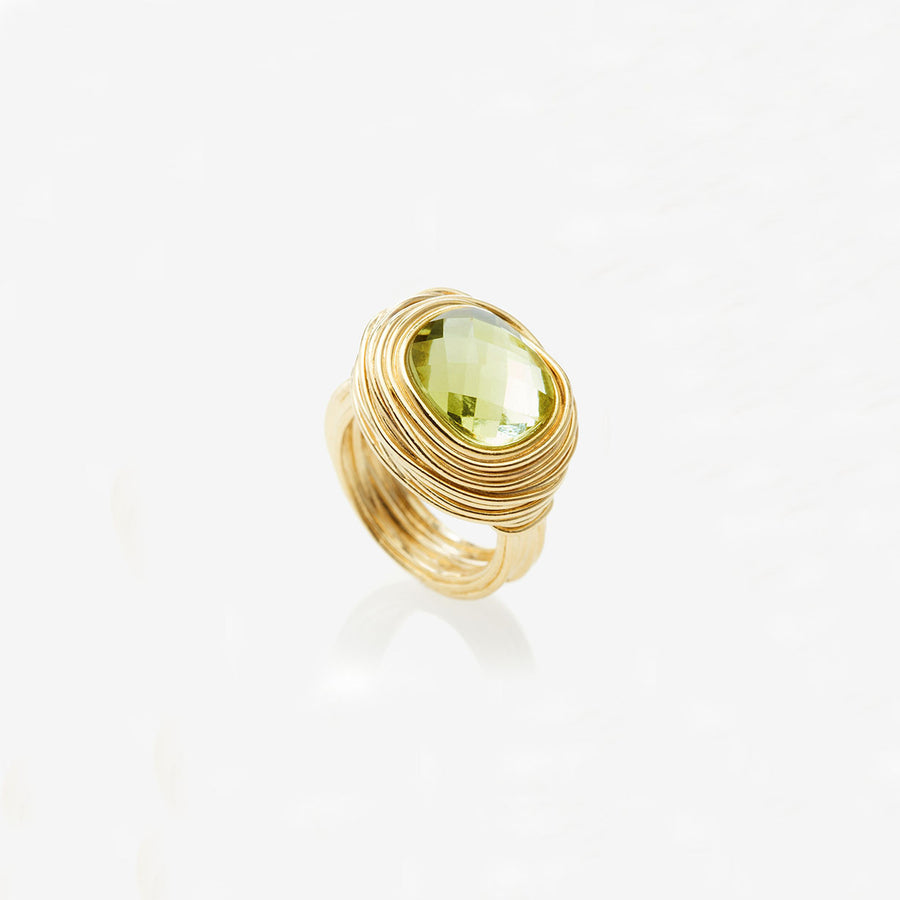 Bague Phèdre Quartz jaune