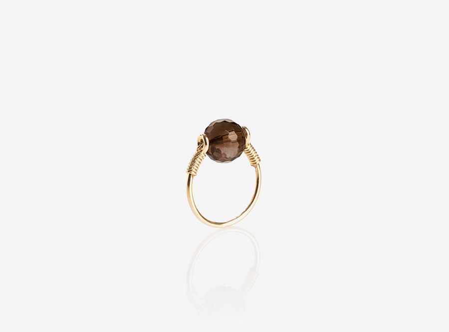 Bague Lunaris Quartz fumé