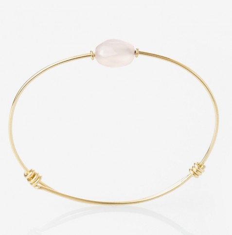 Bracelet Céleste Quartz rose