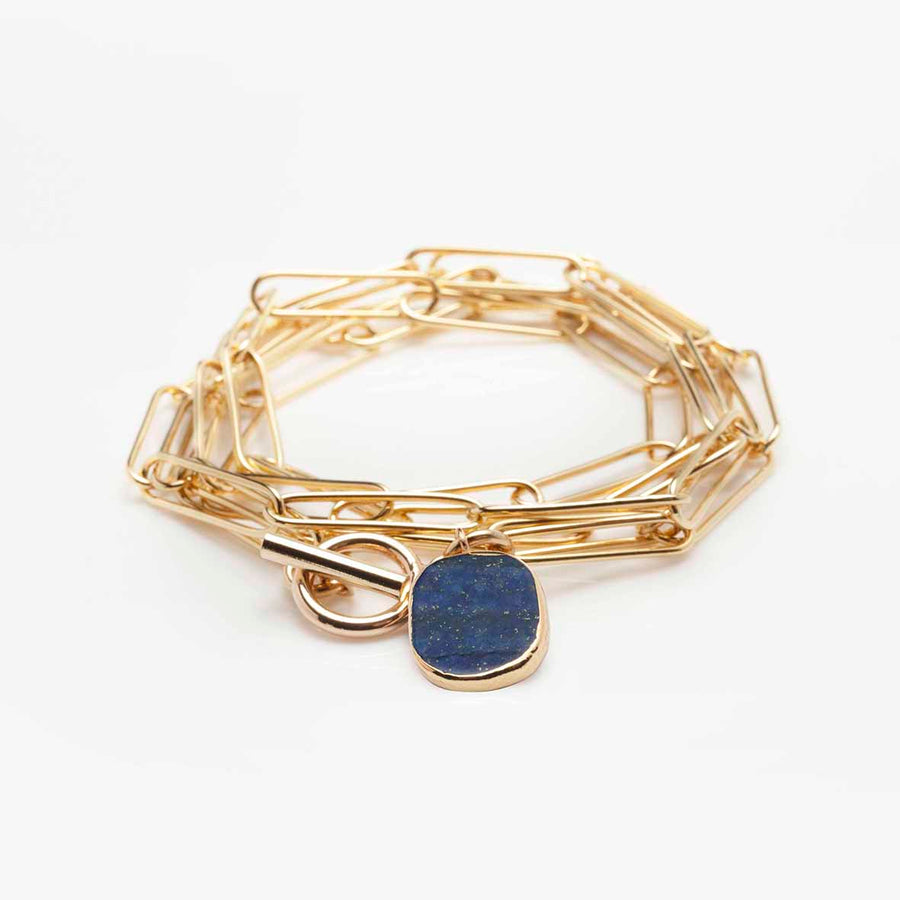 Bracelet/Collier Lutetia Lapis Lazuli
