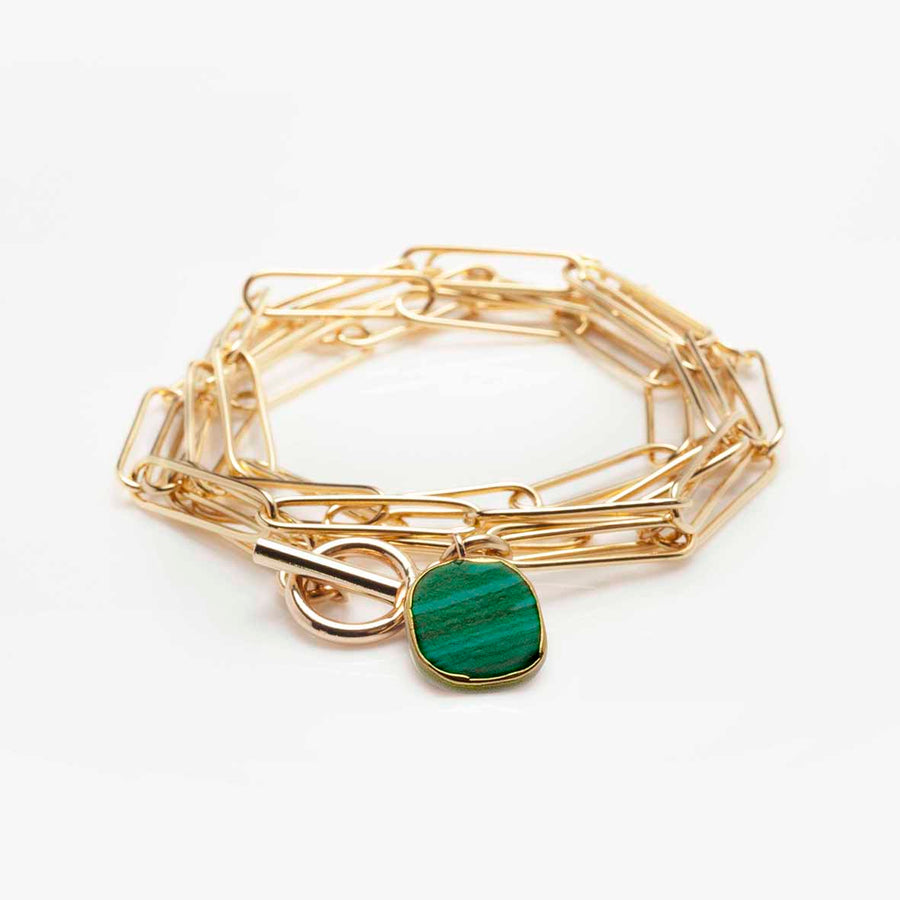 Bracelet/Collier Malachite